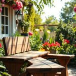 Pub bench