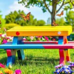 childrens picnic bench