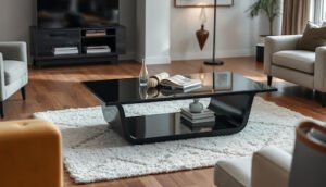 glass coffee table